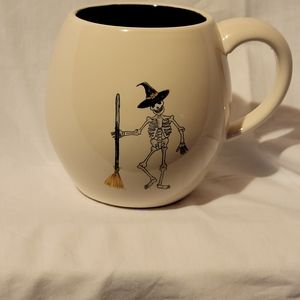 Rae Dunn Witch Skeleton Halloween Mug